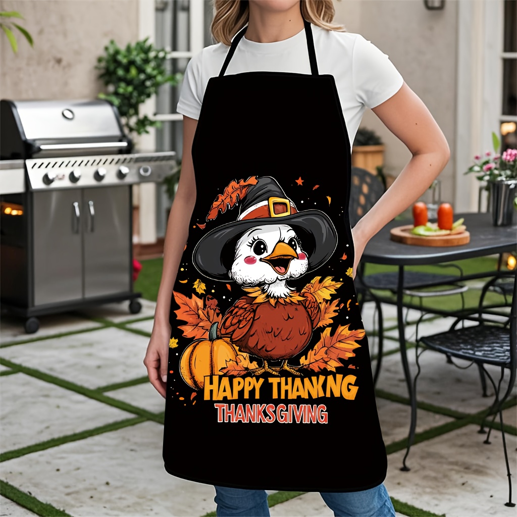 ผ้ากันเปื้อนลายแม่มดไก่งวงสุดฮ - Kitchen Witch Baking บทวิจารณ์และราคา