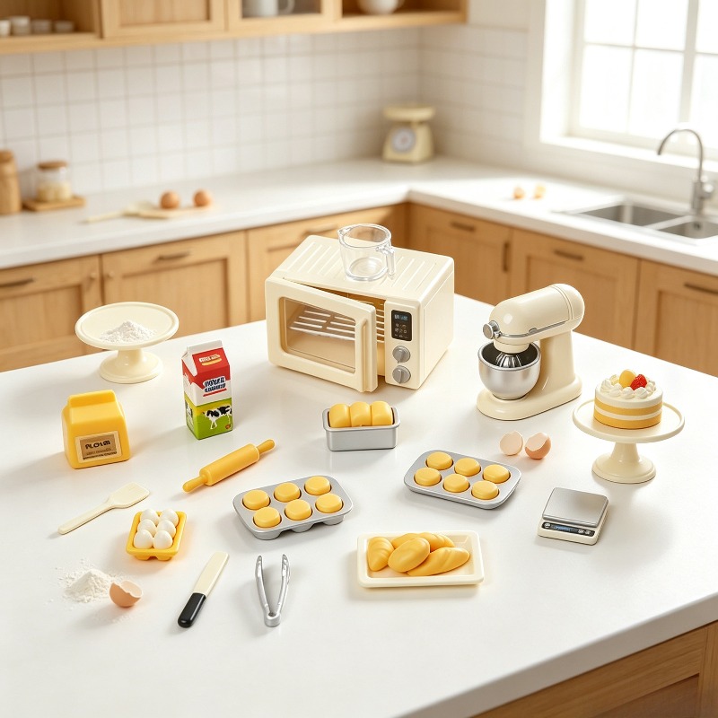 ชุดของเล่นจำลองการทำขนมขนาดเล็ - Kitchen Kids Baking Set บทวิจารณ์และราคา
