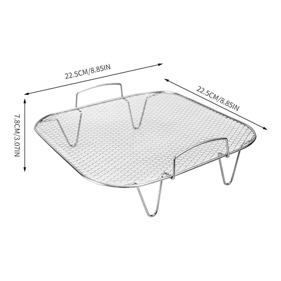 ตะแกรงทอดอาหารแบบไร้น้ำมันสแตน - Kitchen Baking Rack บทวิจารณ์และราคา